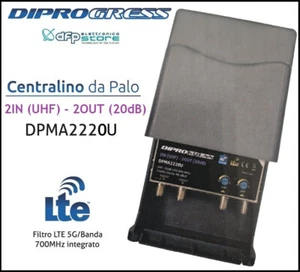 Amplificatore di Segnale da Palo Antenna Tv da Esterno UHF UHF Filtro 5G 4G LTE - Foto 1 di 2