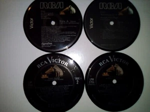 Elvis Presley - 4 Record Album Coaster Set - Picture 1 of 1