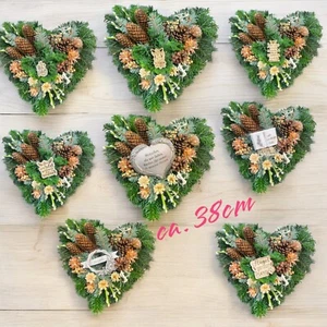 T24.1. XL Herz Grabgesteck Totensonntag Allerheiligen Grabschmuck Gesteck - Bild 1 von 9