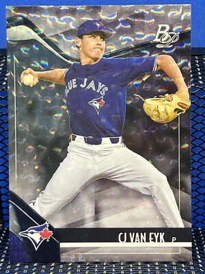 2022 Bowman Platinum CJ VAN EYK Toronto Blue Jays Foilboard - Image 1 of 2