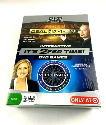 Deal Or No Deal Who Wan'ts To Be A Millionaire DVD Game Imagination (NEW) - Image 1 of 4