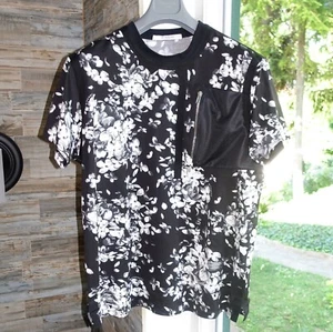 GIVENCHY SHIRT M logo black white floral cuban fit regular pocket - Bild 1 von 11