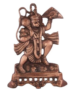 Metal Colgante de Pared Lord Hanuman (Marrón_28 cm X 20 cm X 3 cm, Paquete de 1) KU - Imagen 1 de 3