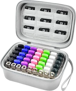 USB Flash Drive Case Organizer 48 Slots Thumb Drive SD Card Memory Holder Storag - Picture 1 of 12