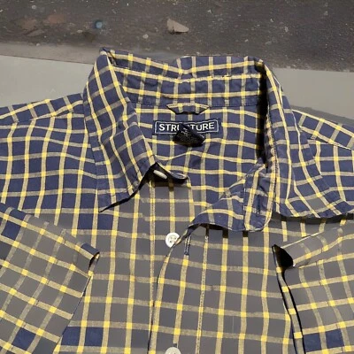 Vintage Structure Men’s Size Large Button Up Shirt - Image 1 of 2