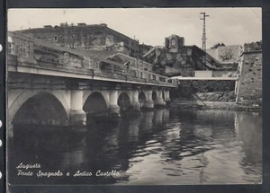 Cartolina Augusta Ponte Spagnolo e Antico Castello UH149 - Picture 1 of 1