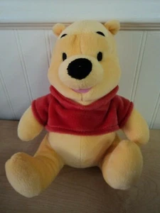 Mattel Disney Winnie The Pooh Plush Toy Doll 9" Vintage 2001 Stuffed Animal VGUC - Picture 1 of 5