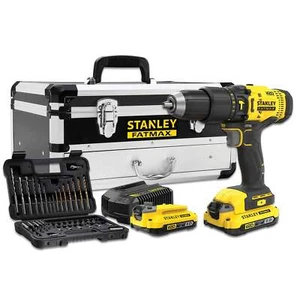 STANLEY FATMAX SFMCD711D2F-QW Kit trapano avvitatore a percussione V20 + set 50 - Imagen 1 de 1