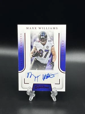 2016 Panini Prime Signatures Maxx Williams Red Autograph Card #’D 25/25 AUTO - Image 1 of 4