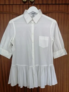 MOSCHINO - Bluse - Weiß - Gr: 42 - Stretch - VK 299 Euro - Bild 1 von 9
