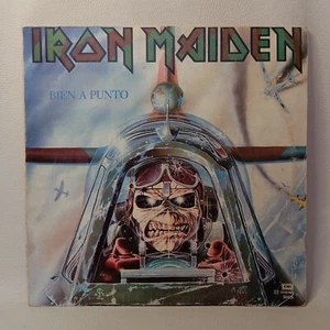 Iron Maiden - Bien a punto Argentina Pressing 12" Maxi Single Rock Heavy Metal - Foto 1 di 7