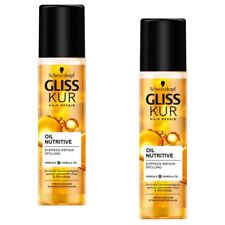 2x Schwarzkopf Gliss Kur Oil Nutritive Express Conditioner 200ml - from Germany