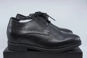 Conzuri Catalonia elegante Herrenschuhe Größe 10 schwarz 2,75 Zoll erhöhter Absatz - Bild 1 von 5