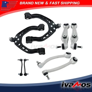 Front Upper Lower Control Arm Kit W/Sway Bar Links For Tesla S 2012 13-19 2020 - Picture 1 of 12