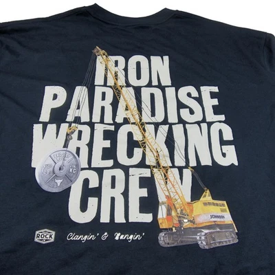 Camiseta Under Armour Project Rock Wrecking Crew Para Hombre Talla XL Negra NUEVA Foto 1 de 4