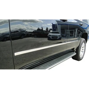 4pc Stainless Steel Factory Style Side Molding Trim for 2015-2020 GMC Yukon - Picture 1 of 4