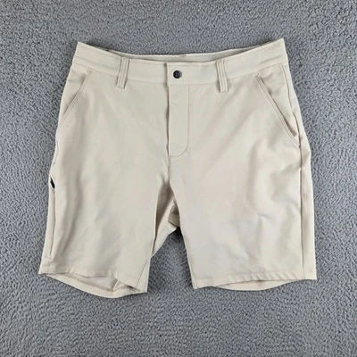 Pantalones Cortos Bylt Para Hombre 33 (32) Beige Rendimiento Cinético Chino Elastizados Golf Foto 1 de 4