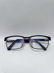 Nike Eyeglasses FRAME ONLY 5575 Rectangular 130 Black Blue Kid Glasses - Picture 1 of 6