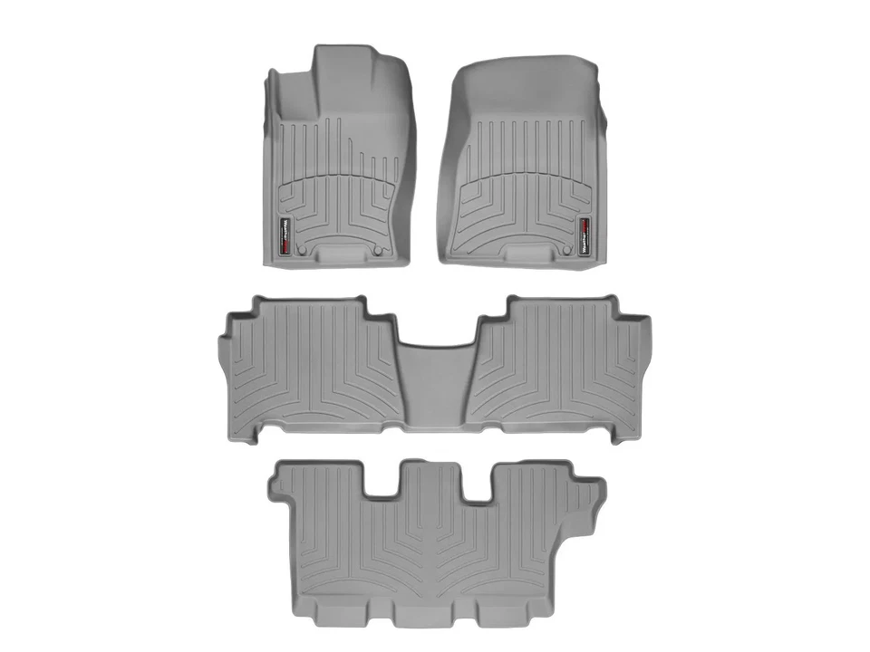 WeatherTech FloorLiner 适用于 2009 - 2010 起亚博雷戈 - 全套,灰色 — 第 1/4 张图片