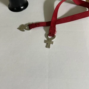 VTG Sterling Silver Bible Bookmark James Avery Dove And Cross Red Ribbon Marked - Picture 1 of 1