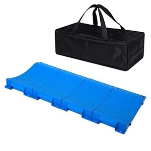 Tire Saver Ramps Anti-Slip Pads Design, Car Tire Wheel Ramps for Flat Blue 4 - Picture 1 of 7