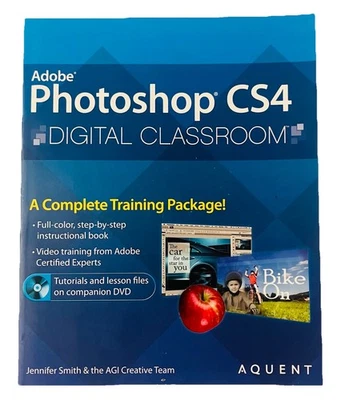Adobe Photoshop CS4 Digital Classroom Book with Sealed DVD Training Guide (2009) - Image 1 of 4