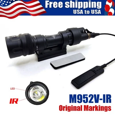 Luz infrarroja IR táctica M952V con linterna LED de montaje QD con interruptor remoto Foto 1 de 4