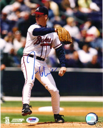 TOM GLAVINE autograph 8 x 10 photo psa/dna Braves - Image 1 of 1
