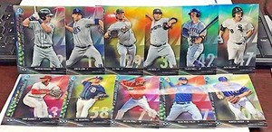 2017 Bowman Chrome Scouts' Top 100 Lot 11 w/Jose De Leon, A.J. Puk, Amir Garrett