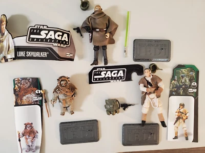 Star Wars Saga Collection Chief Chirpa #39 ROTJ #44 Luke Skywalker #46 Rebel -38 - Image 1 of 4