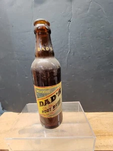 VINTAGE SODA BOTTLE- DADS ROOT BEER BROWN 7 OZ - Picture 1 of 1
