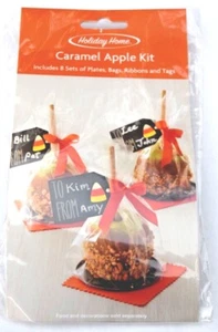 Caramelo Caramelo Manzana Kit Otoño Otoño Acción de Gracias Halloween Juego de 8 Platos Cinta - Imagen 1 de 7