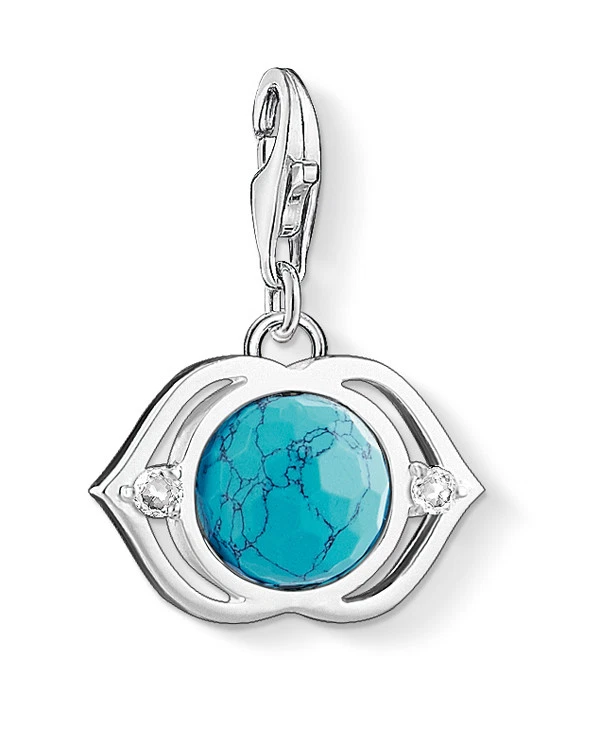 Thomas Sabo 1328-060-17 Charm Anhänger Lotos  925 Sterling Silber neu - Bild 1 von 1