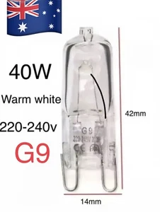 G9 Halogen Warm White Globe Light Bulb Lamp 40W 230-240v. - Picture 1 of 2