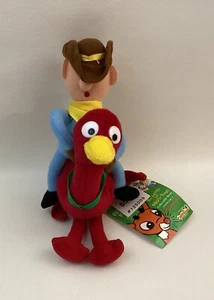 Rudolph Island Misfit Toy Cowboy/Bird Plush Ornament 1999 Stuffins CVS TAGS - Picture 1 of 11