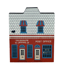 Main St Telegraph ~ Post Office Faline Cat’s Meow 1987 Shelf Sitter