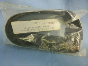 Fender Dust Splash Shield for Mopar Plymouth B-Body 1968-69 2DR Rubber USA Made - Picture 1 of 2