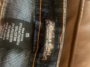 DRAMA GOLD Skinny Leg Low Rise Jeans Womens jr Sz 15 - Picture 1 of 3