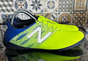 Botas de fútbol New Balance Furon Astroturf uk9 excelente estado flo amarillo/azul - Imagen 1 de 12