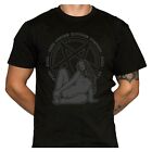 T-Shirt nacktes Pentagramm Pinup Mädchen - Originalillustration - 100 % Baumwolle