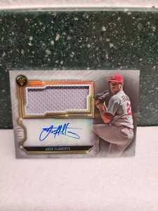 2020 Jack Flaherty Topps Triple Threads Jersey Rookie RC JUMBO Auto # 99/99 - Bild 1 von 2