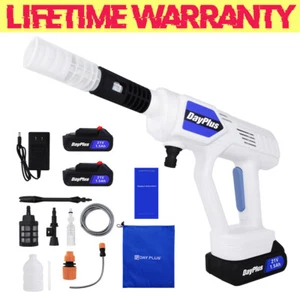 Cordless High Pressure Car Washer Rechargeable Car Auto Spray Cleaner Wash Gun - Picture 1 of 12