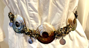 Chico's Belt S/M Chain Metal Hip Anguilla Slouch Belt - New (See description) - Picture 1 of 9
