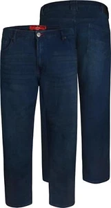 Mens D555 Large & Tall Putney Super Stretch Denim Jeans 1959 Fit Dark Wash 44-58 - Picture 1 of 7