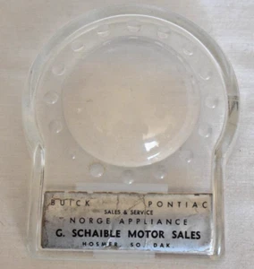 Lupa pisapapeles vintage Buick Pontiac anuncio Schaible Sales Hosmer So. Dak. - Imagen 1 de 4