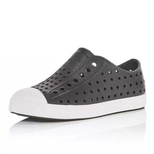 Native Kids Jefferson Sandals Shoes - Jiffy Black / Shell White - Picture 1 of 19