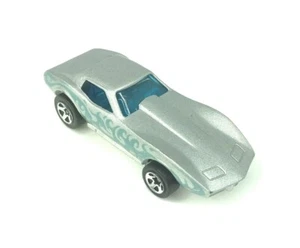 Corvette Silver Stingray 1975 de Hot Wheels Collector con raras llamas azules claras - Imagen 1 de 7