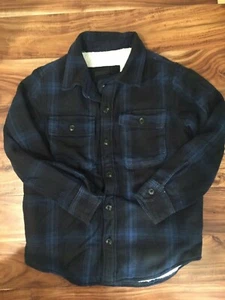 GAP KINDER JUNGEN DICKE SHERPA FLANELL JACKE FARBE BLAU MEDIUM GEBRAUCHT, IN EINWANDFREIEM ZUSTAND - Bild 1 von 4