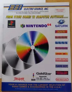 RARE E3 1996 Game Products Catalog FANTASTIC reference For Collector's ESI - Picture 1 of 14