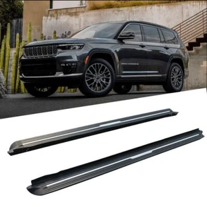 Fixed Running Board Fits For Grand Cherokee L 2021-2023 Side Step Nerf Bar Stair - Picture 1 of 10
